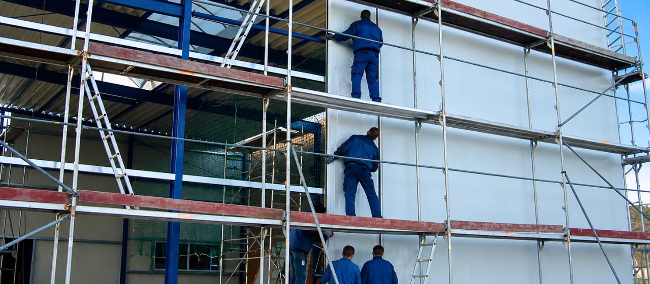 Montage Gockeln Metallbau in der Ausbildung