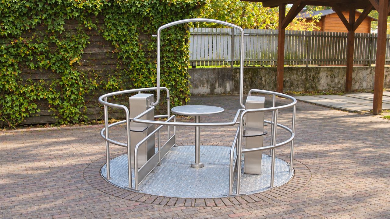 Spielgeräte für Rollstuhlfahrer - Barrierefrei - Gockeln Metallbau